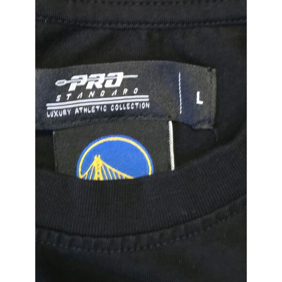 Pro Standard Golden State Warriors Wordmark T-Shirt Men’s Black L - Picture 2 of 7